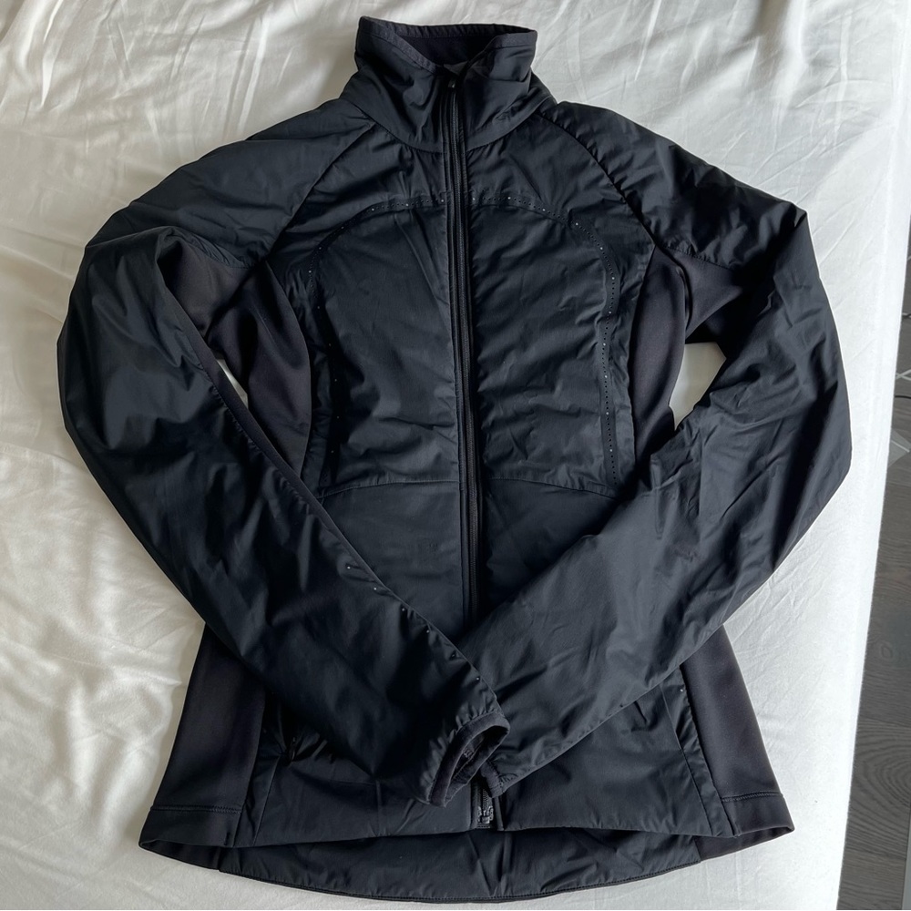 lululemon athletica Black Insulated Zip-Front Puffer Jacket